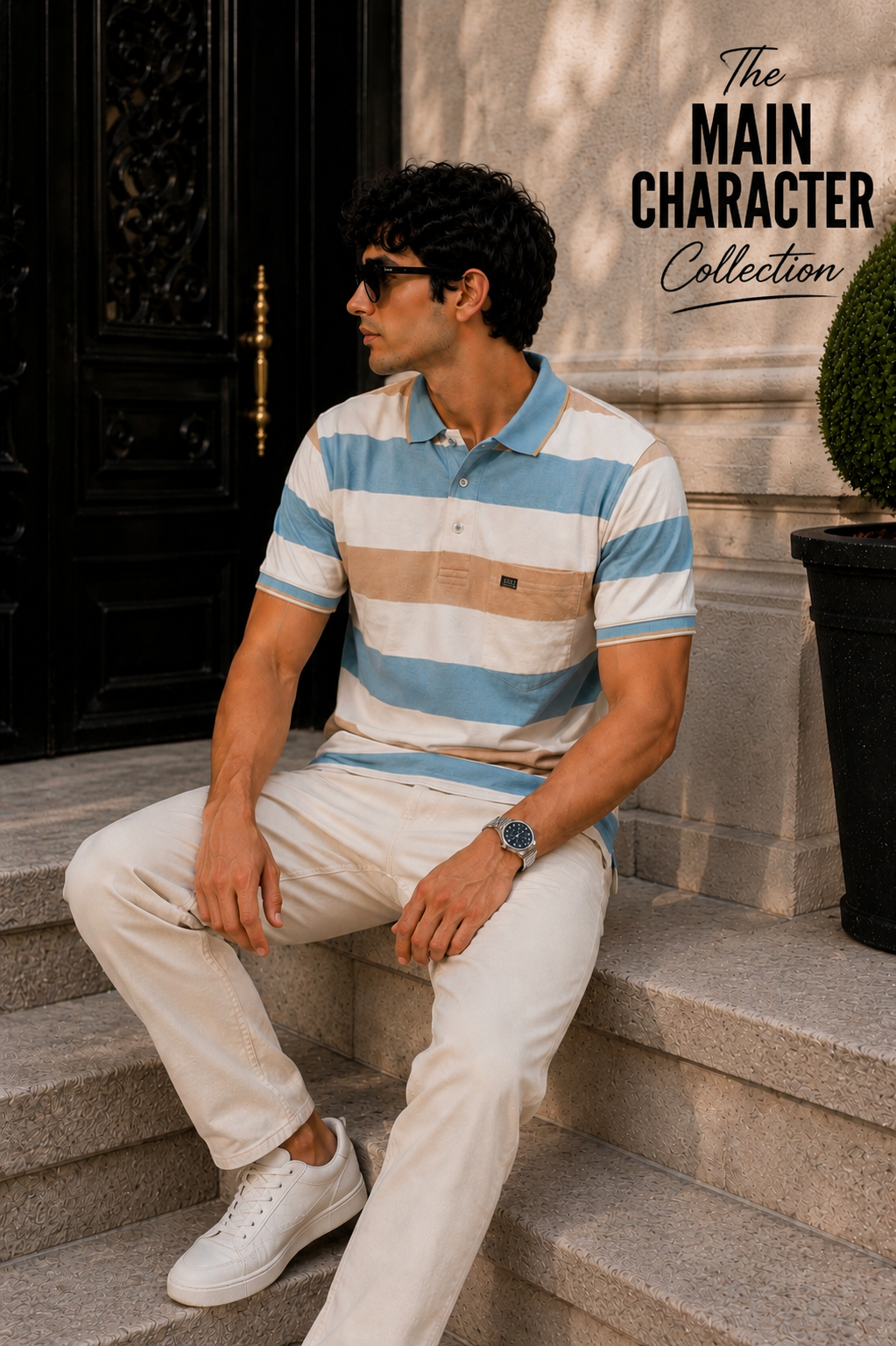 Striped Polo