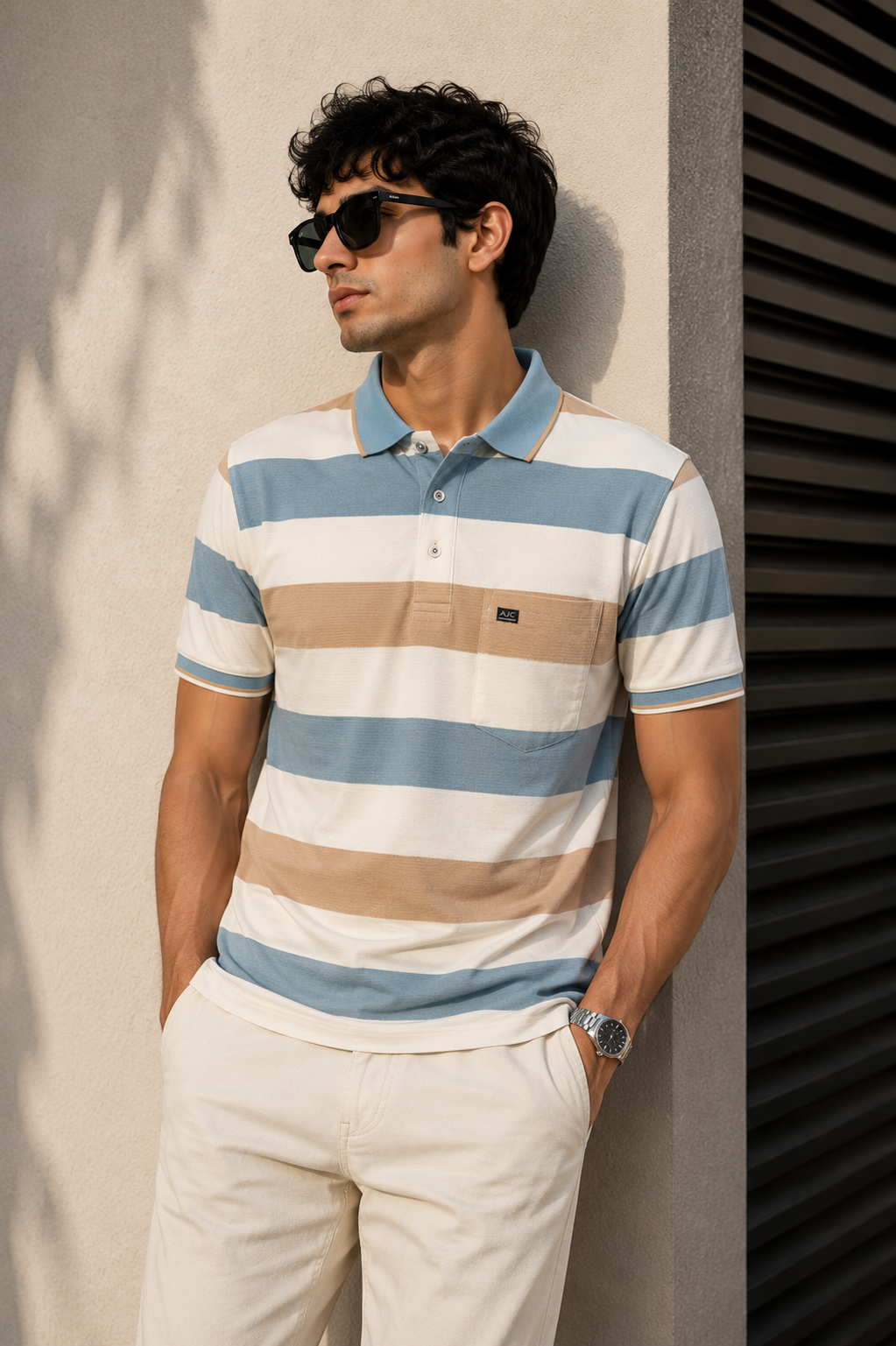 Striped Polo