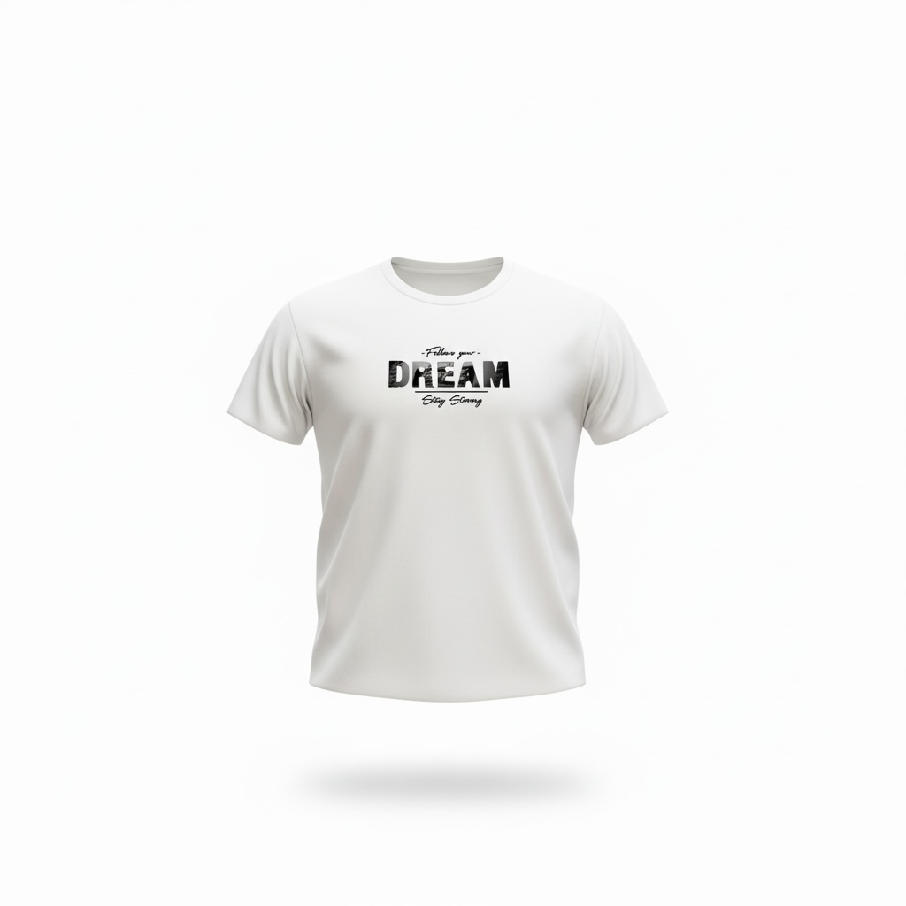 Follow your dream,stay strong round neck tshirt