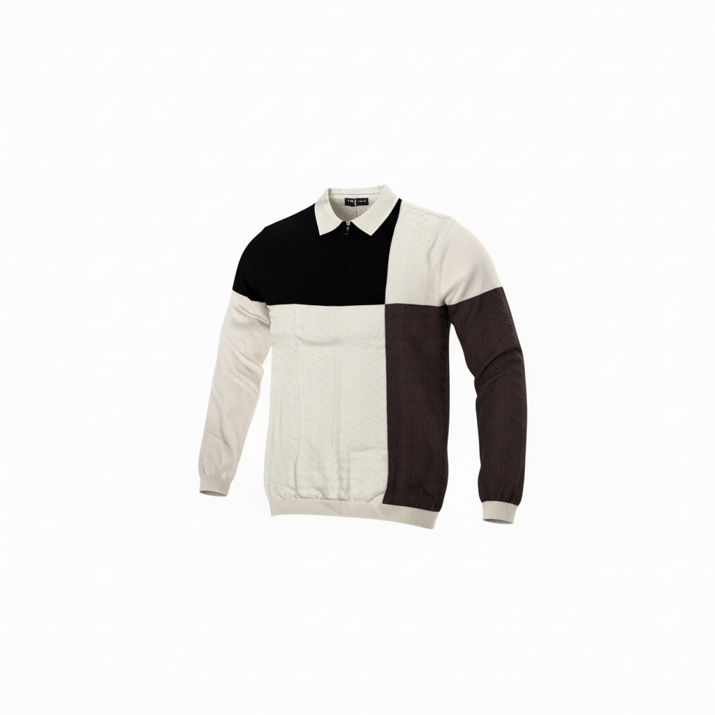 Black and Purple Colour Full Sleeves Tshirt