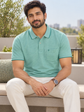 Men’s Mint Green Pocket Polo T-Shirt