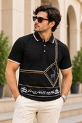 Deer Print Polo Tshirt