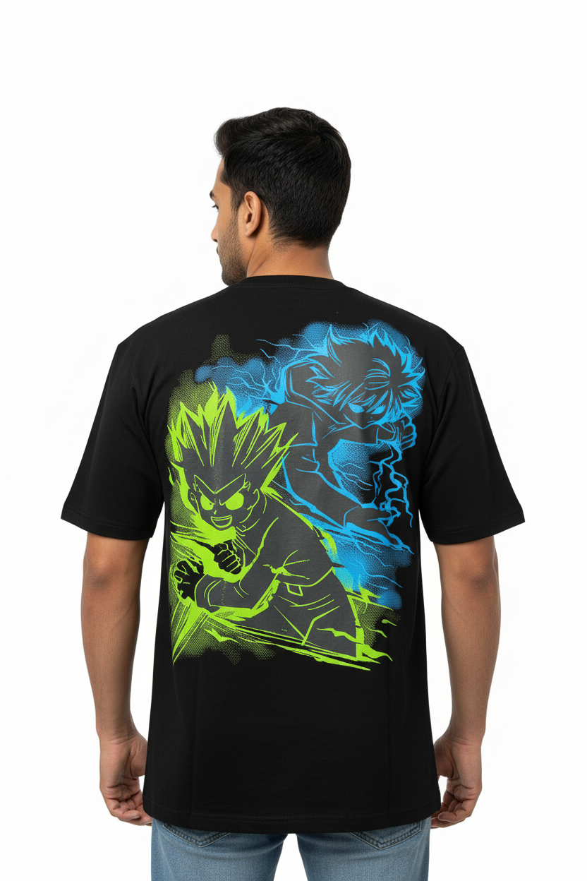 Anime t-shirt back view