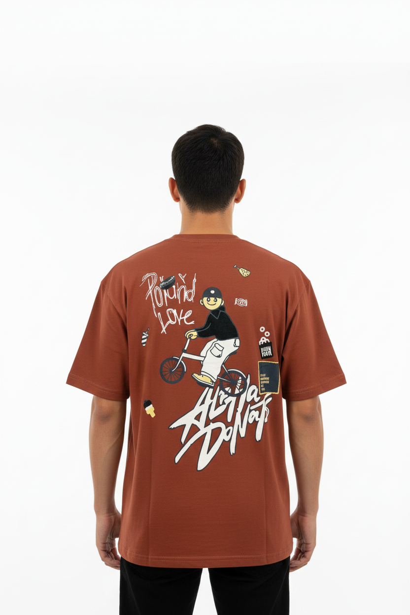 Back view - Twisted Love Alexa Donuts t-shirt