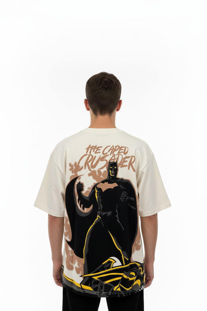 Back view with correct Caped Crusader design