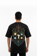 Peanuts stained glass t-shirt back view