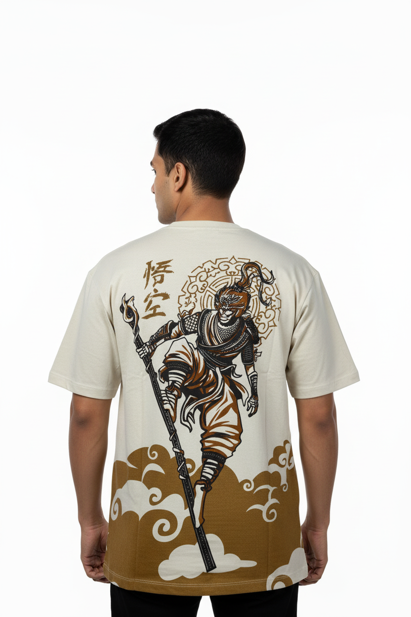 Sun Wukong t-shirt back view